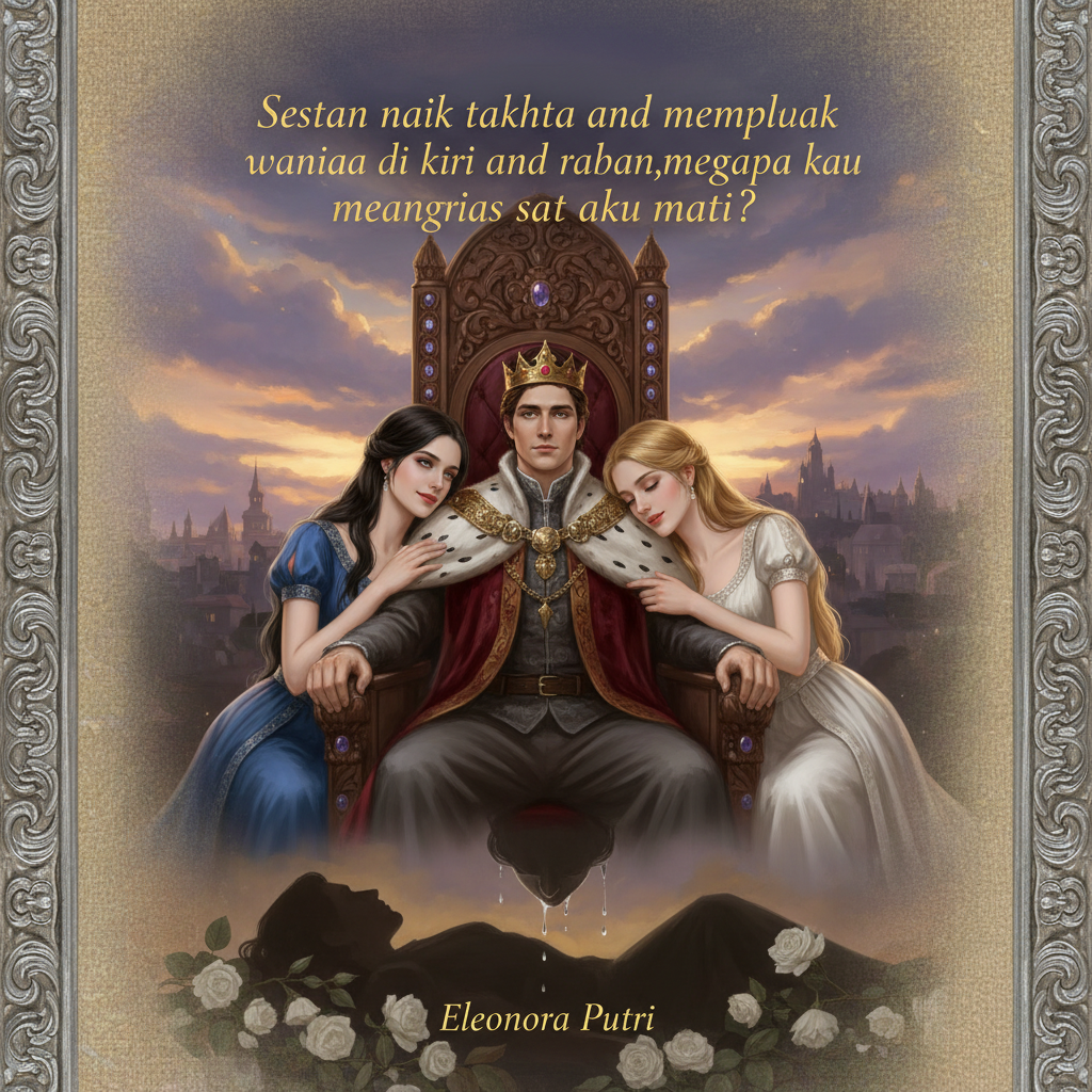 Setelah naik takhta dan memeluk wanita di kiri dan kanan, mengapa kau menangis saat aku mati?