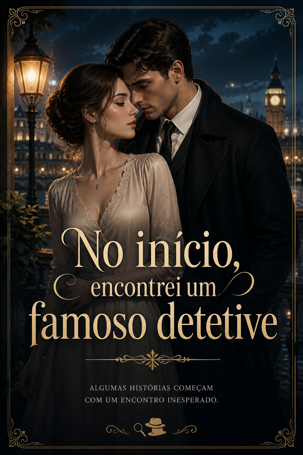 No início, encontrei um famoso detetive