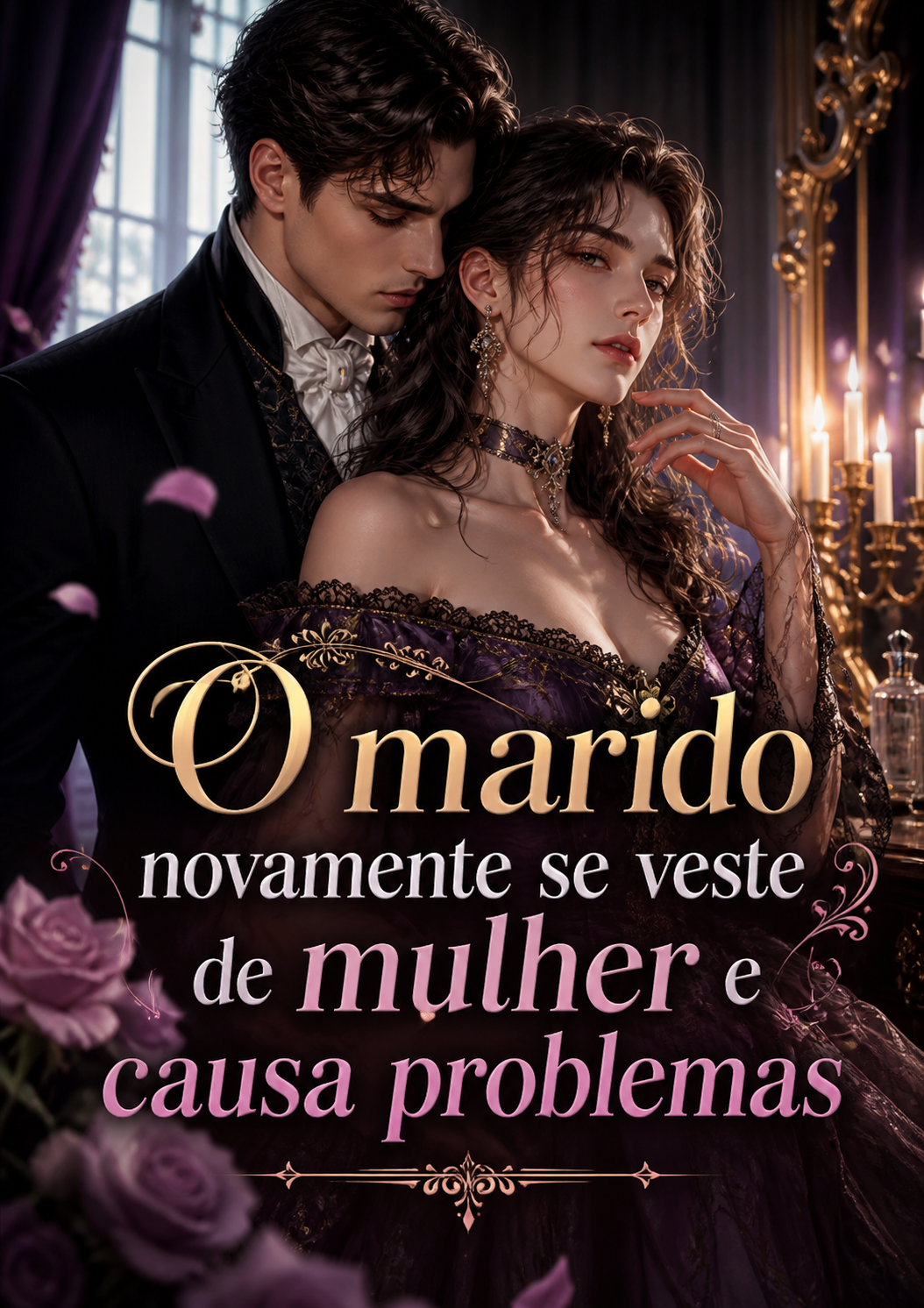 O marido novamente se veste de mulher e causa problemas